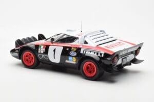 Lancia Stratos HF #1 Lancia Pirelli W. Rohrl / C. Geistdorfer Winners Dynabit Saarland Rallye 1978 Minichamps 1:18 155781701  — kuva 5 / 6