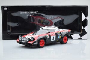 Lancia Stratos Pirelli #4 M. Alen / I. Kivimaki Winners Rally Sanremo 1978 Minichamps 1:18 155781704 Metalli — kuva 6 / 6