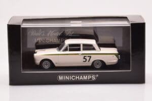 Lotus Cortina Mk1 #57 J. Clark Crystal Palace Winner 1964 Minichamps 1:43 400648257 Metalli — kuva 4 / 4