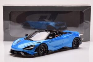 McLaren 765LT Spider Sininen GT Spirit 1:18 GT886 Hartsi — kuva 6 / 6