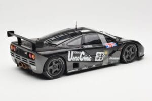 McLaren F1 GTR #59 J-J. Lehto / Y. Dalmas / M. Sekiya 24 Hours of Le Mans Winner 1995 UT Models 1:18 530151859 Metalli — kuva 2 / 6