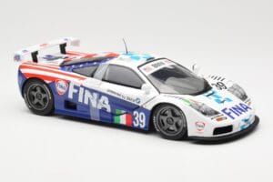 McLaren F1 GTR #39 N. Piquet / J. Cecotto / D. Sullivan Team Bigazzi 24 Hours of Le Mans 1996 UT Models 1:18 80439421485 Meta — kuva 2 / 6