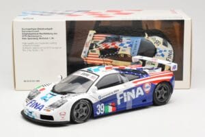 McLaren F1 GTR #39 N. Piquet / J. Cecotto / D. Sullivan Team Bigazzi 24 Hours of Le Mans 1996 UT Models 1:18 80439421485 Meta — kuva 6 / 6