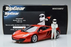 McLaren MP4-12C Stig Top Gear -Figuuri Minichamps 1:18 519101330 Metalli — kuva 7 / 7
