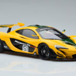 McLaren P1 GTR Keltainen Vihreillä Raidoilla AUTOart 1:18 - image 5 of 7