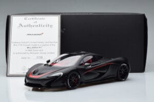 McLaren P1 Matta Musta AUTOart 1:18 76027 Metalli — kuva 9 / 9