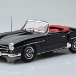 Mercedes 190 SL W121 Kabriolett Musta Minichamps 1:18