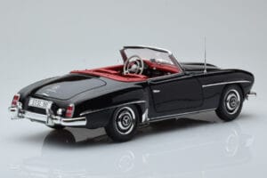 Mercedes 190 SL W121 Kabriolett Musta Minichamps 1:18 100037030 Metalli — kuva 3 / 8