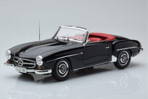 Mercedes 190 SL W121 Kabriolett Musta Minichamps 1:18