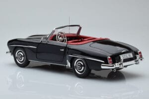 Mercedes 190 SL W121 Kabriolett Musta Minichamps 1:18 100037030 Metalli — kuva 6 / 8