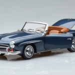 Mercedes 190 SL W121 Roadster Sininen Norev 1:18 - image 2 of 8