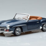 Mercedes 190 SL W121 Roadster Sininen Norev 1:18