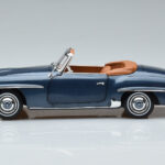 Mercedes 190 SL W121 Roadster Sininen Norev 1:18 - image 5 of 8