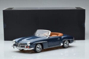 Mercedes 190 SL W121 Roadster Sininen Norev 1:18 B66040625 Metalli — kuva 8 / 8