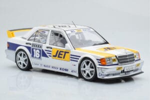 Mercedes 190E 2.5-16 W201 EVO 1 Jet #16 F. Biela Team Ms-Jet Racing DTM 1990 Minichamps 1:18 155903616 Metalli — kuva 4 / 6
