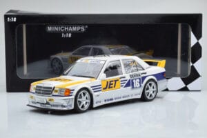 Mercedes 190E 2.5-16 W201 EVO 1 Jet #16 F. Biela Team Ms-Jet Racing DTM 1990 Minichamps 1:18 155903616 Metalli — kuva 6 / 6