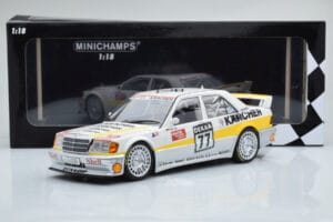Mercedes 190E 2.5-16 W201 EVO 1 Karcher #77 F. Kreutzpointer Team AMG-Mercedes DTM 1990 Minichamps 1:18 155903677 Metalli — kuva 6 / 6