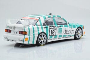 Mercedes 190E 2.5-16 W201 EVO 2 Debis #18 F. Giroix Team Zackspeed DTM 1991 Minichamps 1:18 155913618 Metalli — kuva 2 / 6