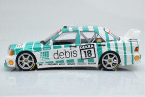 Mercedes 190E 2.5-16 W201 EVO 2 Debis #18 F. Giroix Team Zackspeed DTM 1991 Minichamps 1:18 155913618 Metalli — kuva 3 / 6