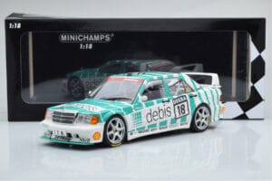 Mercedes 190E 2.5-16 W201 EVO 2 Debis #18 F. Giroix Team Zackspeed DTM 1991 Minichamps 1:18 155913618 Metalli — kuva 6 / 6