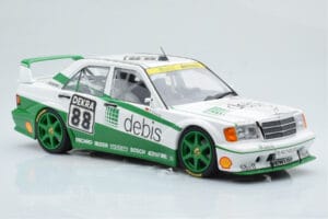 Mercedes 190E 2.5-16 W201 EVO 2 Debis #88 B. Schneider Team Zackspeed DTM 1991 Minichamps 1:18 155913688 Metalli — kuva 4 / 6