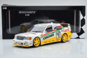 Mercedes 190E 2.5-16 W201 EVO 2 Karcher #11 J. Laffite Team Maas-Schons DTM 1992 Minichamps 1:18 155923611 Metalli — kuva 6 / 6