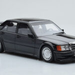 Mercedes 190E W201 2.5-16 Evo I Musta Otto 1:18 - image 4 of 6