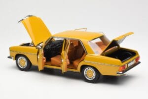 Mercedes 200/8 W115 Sahara Keltainen Norev 1:18 183771 Metalli — kuva 5 / 8
