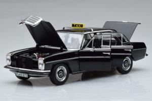 Mercedes 200 W115 Taxi Norev 1:18 183776 Metalli — kuva 2 / 7