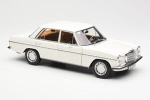 Mercedes 200 W115 Valkoinen Norev 1:18 183770 Metalli — kuva 6 / 8