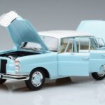 Mercedes 220 S W111 Sininen Norev 1:18 183920 Metalli - image 2 of 7