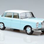 Mercedes 220 S W111 Sininen Norev 1:18 183920 Metalli - image 5 of 7