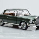 Mercedes 250 SE Coupe W111 Vihreä Metallic Rajoitettu Erä Norev 1:18 183764 Metalli - image 5 of 7
