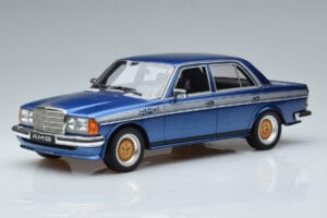 Mercedes 280 E AMG W123 Sininen Otto 1:18 OT221 Hartsi