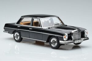 Mercedes 280 SE W108 Musta Norev 1:18 183762 Metalli — kuva 5 / 7
