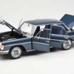 Mercedes 280 SE W108 Tummansininen Metallic Norev 1:18 183534 - image 2 of 8