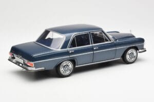 Mercedes 280 SE W108 Tummansininen Metallic Norev 1:18 183534 Metalli — kuva 3 / 8