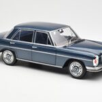 Mercedes 280 SE W108 Tummansininen Metallic Norev 1:18 183534 - image 6 of 8