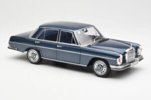 Mercedes 280 SE W108 Tummansininen Metallic Norev 1:18 183534 Metalli — kuva 6 / 8