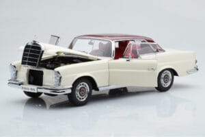 Mercedes 280 SE W108 Valkoinen AUTOart 1:18 76287 Metalli — kuva 2 / 8