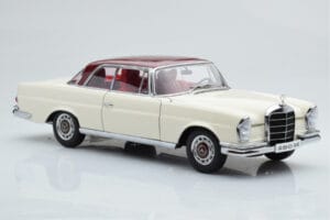 Mercedes 280 SE W108 Valkoinen AUTOart 1:18 76287 Metalli — kuva 6 / 8