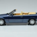 Mercedes 300 CE-24 A124 Cabriolet Nautical Sininen Rajoitettu Erä Norev 1:18 183879 Metalli - image 4 of 7