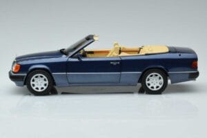 Mercedes 300 CE-24 A124 Cabriolet Nautical Sininen Rajoitettu Erä Norev 1:18 183879 Metalli — kuva 4 / 7