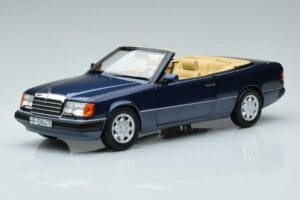 Mercedes 300 CE-24 A124 Cabriolet Nautical Sininen Rajoitettu Erä Norev 1:18 183879 Metalli
