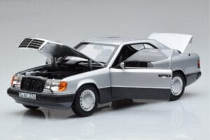 Mercedes 300 CE-24 C124 Coupe Hopea Norev 1:18 183880 Metalli — kuva 2 / 7