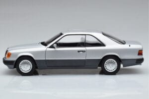Mercedes 300 CE-24 C124 Coupe Hopea Norev 1:18 183880 Metalli — kuva 4 / 7