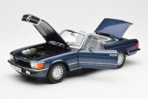 Mercedes 300 SL R107 Nautical Sininen Norev 1:18 183466 Metalli — kuva 2 / 8