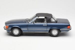 Mercedes 300 SL R107 Nautical Sininen Norev 1:18 183466 Metalli — kuva 4 / 8