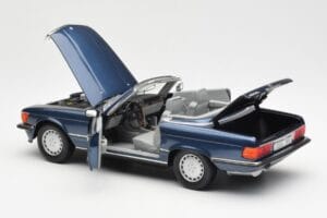Mercedes 300 SL R107 Nautical Sininen Norev 1:18 183466 Metalli — kuva 5 / 8