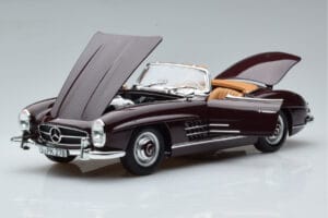 Mercedes 300 SL W198 Roadster Punainen Norev 1:18 183891 Metalli — kuva 2 / 8
